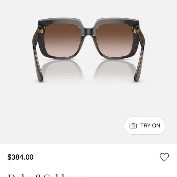 Dolce & Gabbana (style DG4414) Brown Tortoise Square  display picture 2